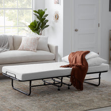 Load image into Gallery viewer, Cama plegable con suspensión Rest Haven y colchón de Memory Foam de gel de 4 pulgadas