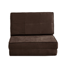 Load image into Gallery viewer, Silla plegable convertible de 3 posiciones Your Zone Ultra Soft, marrón