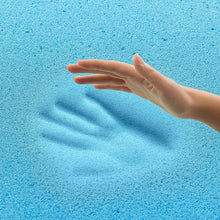 Load image into Gallery viewer, Zinus - Cubrecolchón de Memory Foam con gel refrigerante de té verde de 4 pulgadas / Espuma de gel refrigerante /