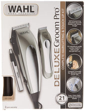 Load image into Gallery viewer, Maquina Corta Cabello Barbera Wahl 79305-3658 Deluxe Groom Pro 21 piezas