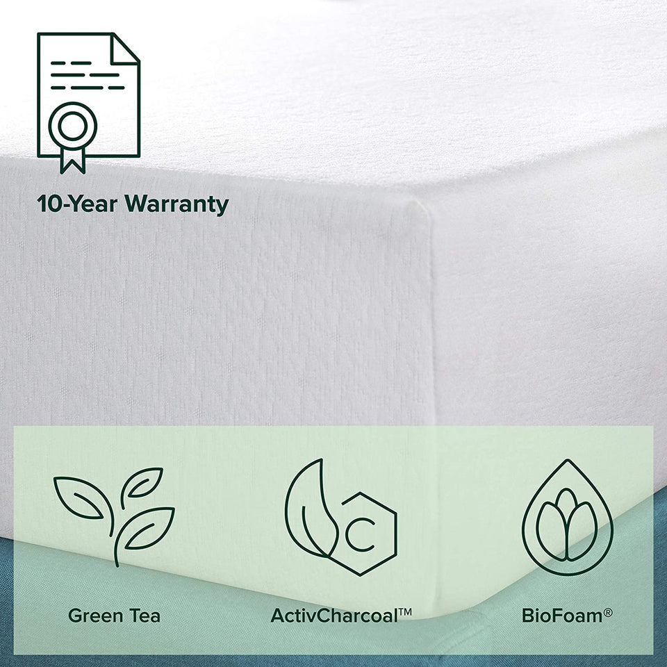 Colchón de Memory Foam Zinus Të Verde