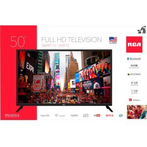RCA TV LED SMART 50'' HD RCA-RTU5020A-(CON LINEA EN LA PANTALLA)