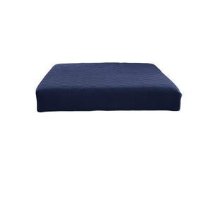 DHP Value - Colchón para litera con parte superior acolchada, relleno de poliéster, 6 pulgadas, doble, azul marino