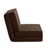 Silla plegable convertible de 3 posiciones Your Zone Ultra Soft, marrón
